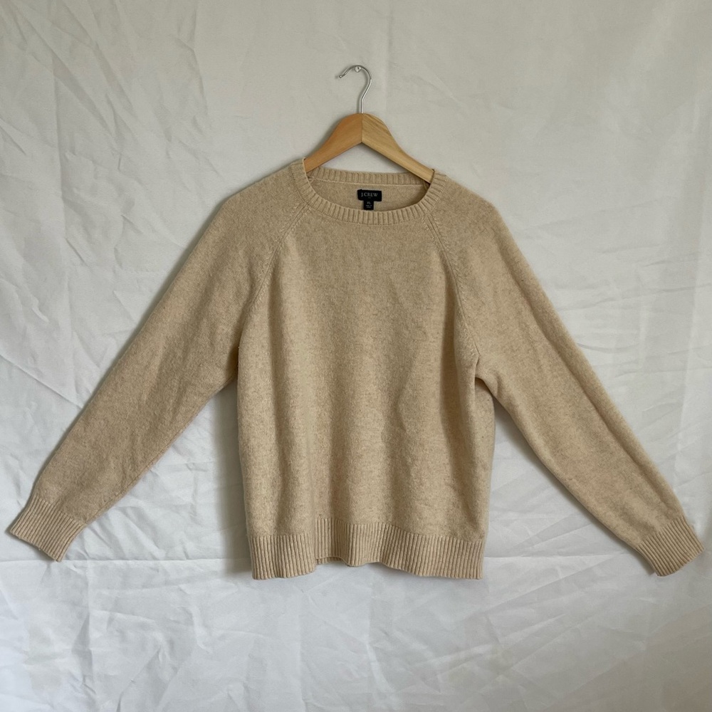 J. Crew Neutral Beige Pullover Sweater